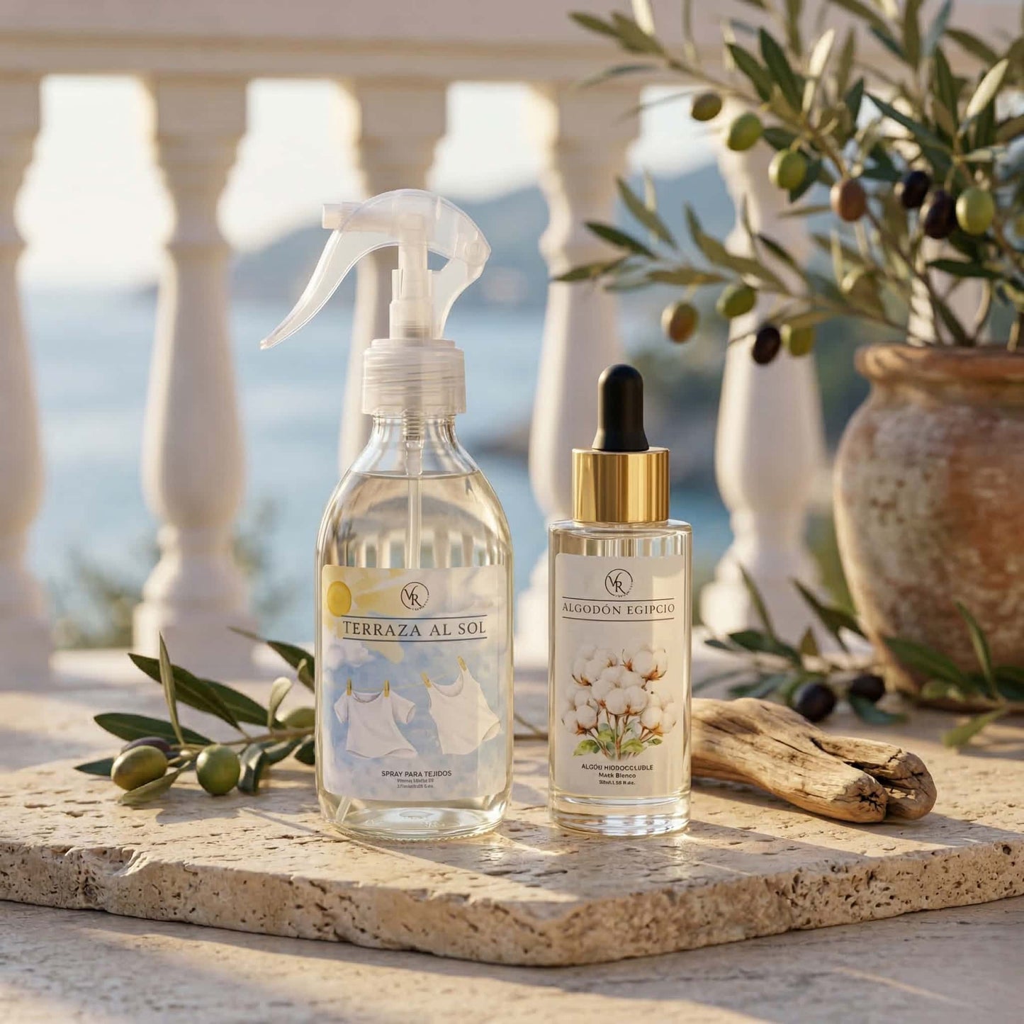 Pack Spray Textil Ropa Limpia + Aceite Hidrosoluble Musk Blanco | Vesta Ritual