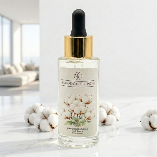 Aceite hidrosoluble Musk Blanco 50 ml – Algodón Egipcio