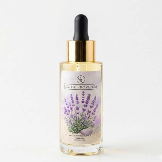 Aceite hidrosoluble de lavanda 50 ml – Luz de Provenza