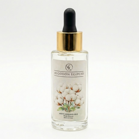 Aceite hidrosoluble Musk Blanco 50 ml – Algodón Egipcio