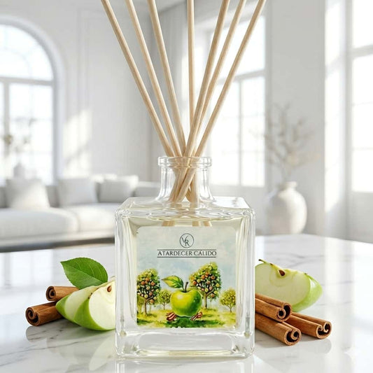 Ambientador Mikado Manzana y Canela 100 ml | Difusor de Varillas