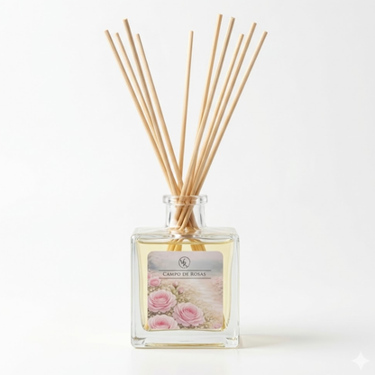 Ambientador Mikado Rosas 100 ml | Difusor de Varillas Floral y Elegante