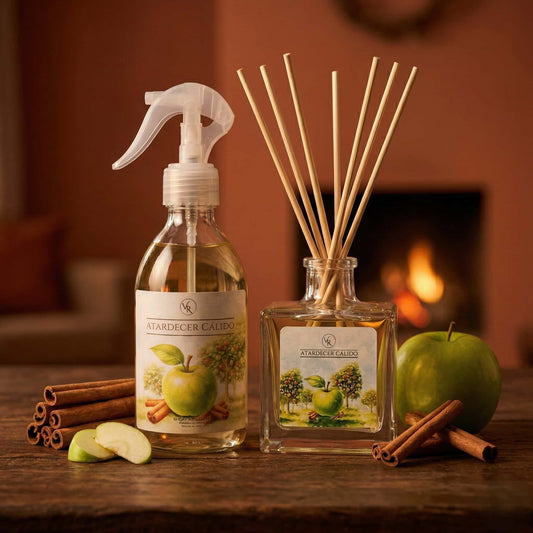Pack Ambientador Hogar Manzana y Canela | Aroma Cálido y Acogedor